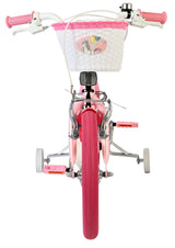 Volare Einhorn Kinderfahrrad – Mädchen – 16 Zoll – Pink – zwei Handbremsen