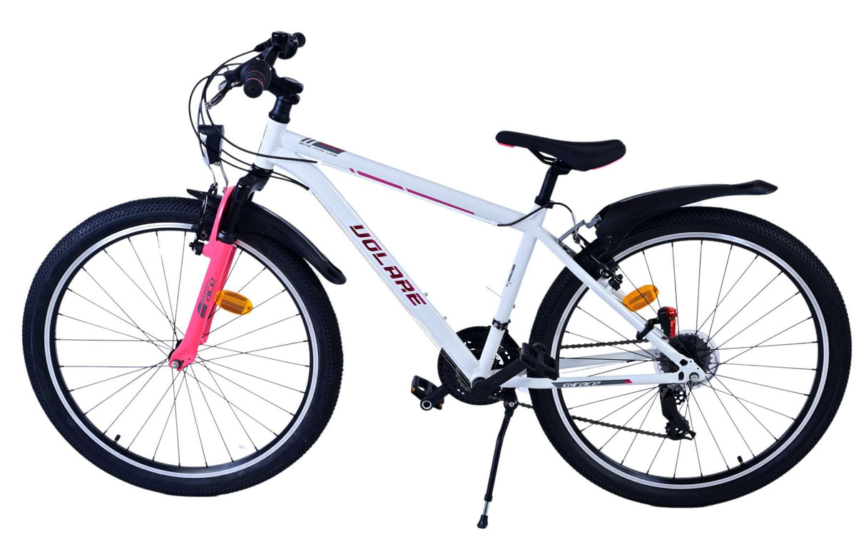 Volare XC Race Children's Bicycle - 26 Zoll - 21 Geschwindigkeit - Weißrosa