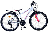 Volare XC Race Children's Bicycle - 24 Zoll - 21 Geschwindigkeit - Weißrosa