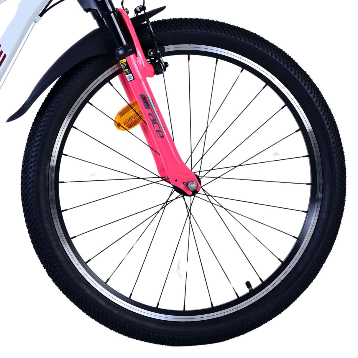 Volare XC Race Children's Bicycle - 24 Zoll - 21 Geschwindigkeit - Weißrosa