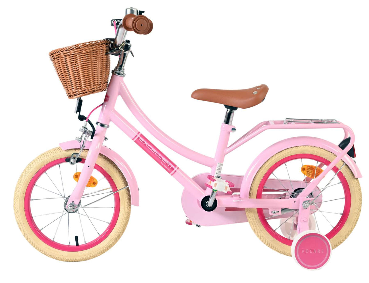Volare ausgezeichnetes Kinderfahrrad – Mädchen – 14 Zoll – Rosa