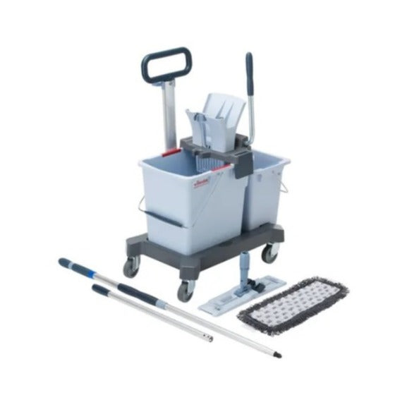 Vileda ultraspeed starterkit met plaat en mop inclusief telescoopsteel (1 stuk)