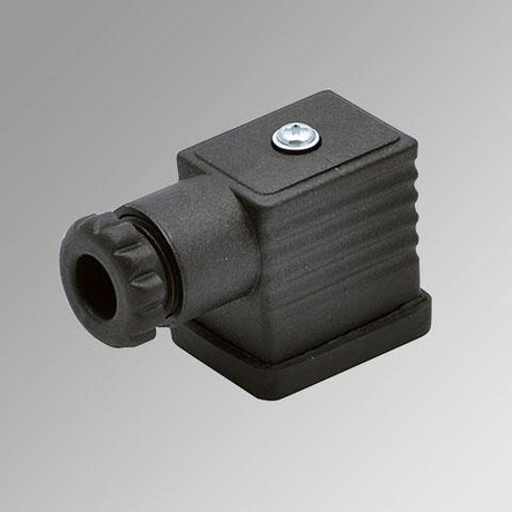 Metall-Arbeitsstecker Standard 22mm schwarz