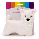 Westie Hund Mikrowellen-Wärmepackung Lavendelweizen