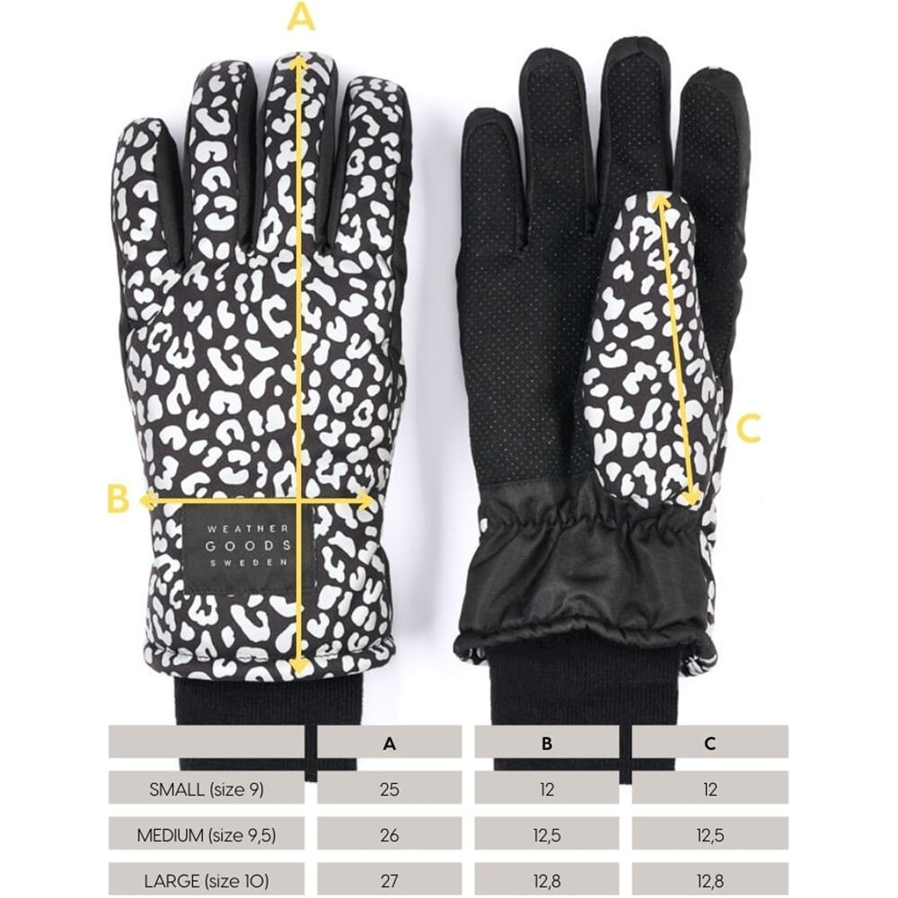 Weaarmergoods Schweden Weätrugoods Schweden Refluen. Handschuhe Leopard l