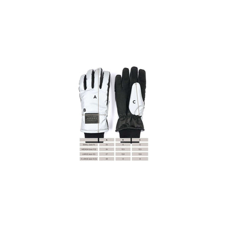 Weathergoods Schweden Refluen. Handschuhe Luna Silber m