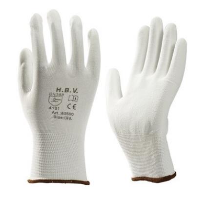 Handschuhwirtschaft weiß