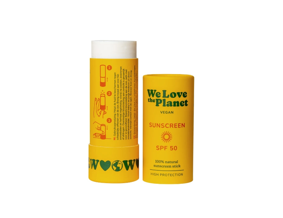 Wir lieben den Planeten-Sonnenschutz – Stift – Lichtschutzfaktor 50 – vegan – 40 g