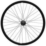 Rueda delantera 28 disco 475 Hub Outdoor Dutch 19 Rim 36G Negro