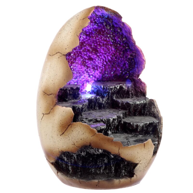 Kristall-Drachenei-LED-Miniaturfiguren-Display