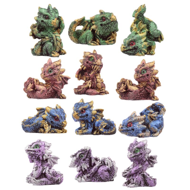 Kristallbaby-Drachen-Miniaturfiguren