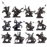 Mittelalterliche Ritter-Miniaturfiguren