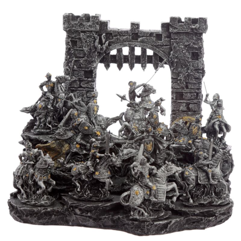 Mittelalterliche Ritter-Miniaturfiguren