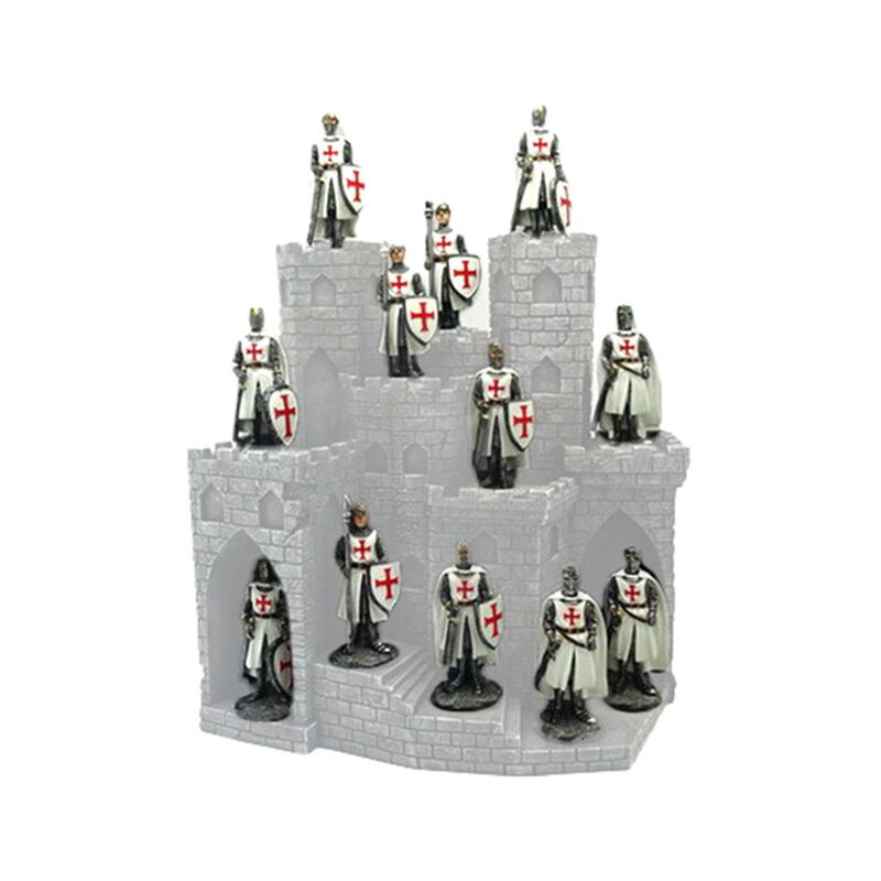 Miniaturfiguren aus der mittelalterlichen Ritterwelt