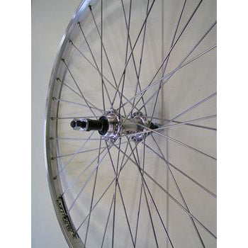 Hinterrad 26 Zoll (559-21) Bauer Alu Rim Silber