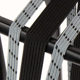 Qibbel Widk Triobinder Auge mit Haken 24+2x12mm schwarzer Steingrau