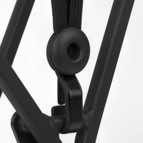 Widek Trio-Binderöse mit Haken 24+2x12mm schwarz schwarz
