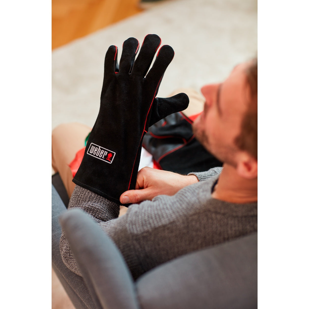 Gants de barbecue en cuir Weber