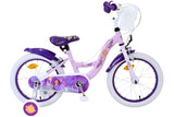 Wünschen Sie Disney Children's Bicycle - Mädchen - 16 Zoll - Lila - Zwei Handbremsen