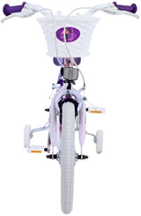 Wünschen Sie Disney Children's Bicycle - Mädchen - 16 Zoll - Lila - Zwei Handbremsen