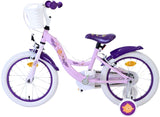 Wünschen Sie Disney Children's Bicycle - Mädchen - 16 Zoll - Lila - Zwei Handbremsen