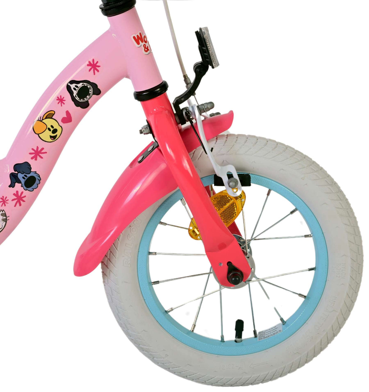 Wezel Pip Pip Children's Bike Girls 12 pouces rose