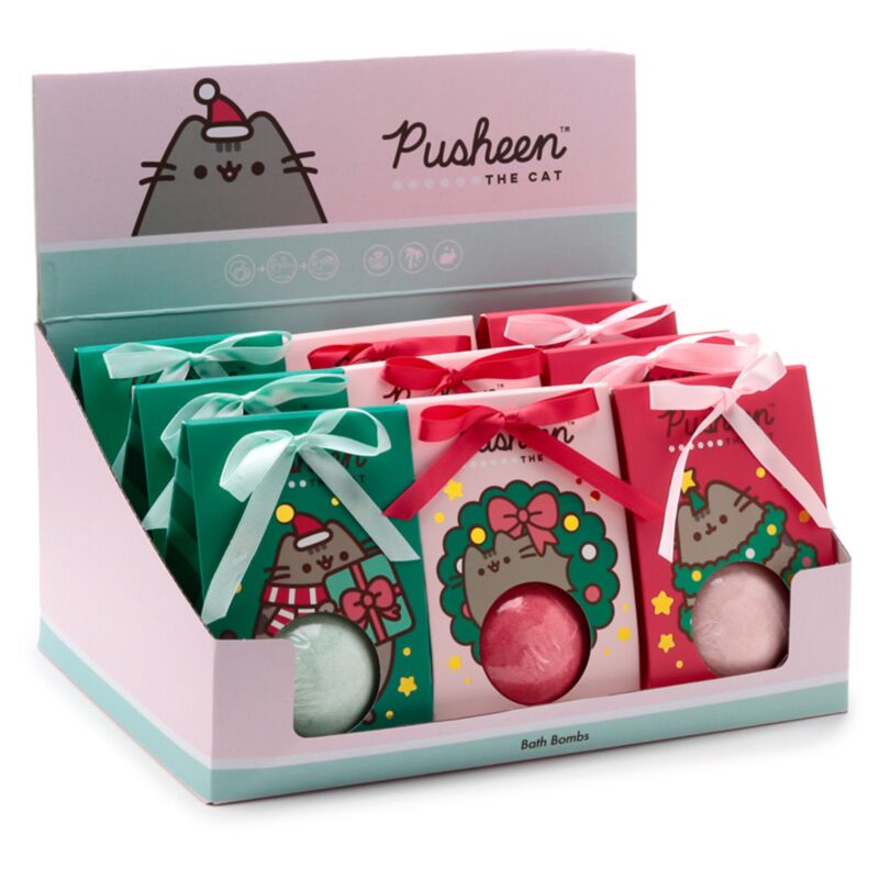 Badebomben-Geschenkbox – Weihnachten, Pusheen die Katze