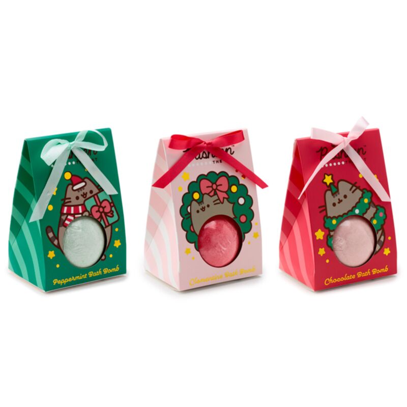 Badebomben-Geschenkbox – Weihnachten, Pusheen die Katze