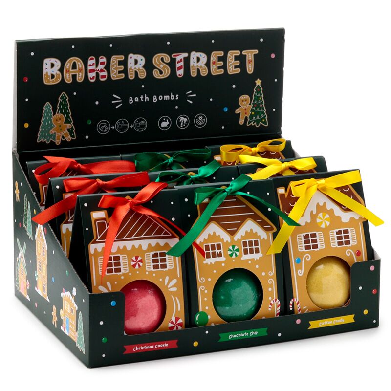 Badebomben-Geschenkbox – Weihnachts-Lebkuchenplätzchen