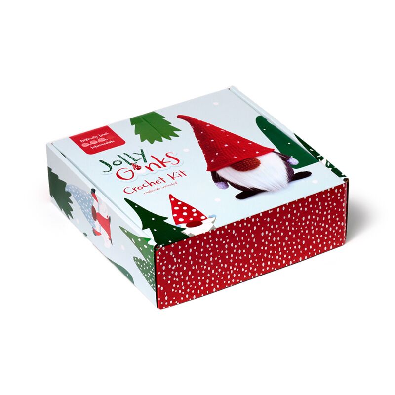 Weihnachtszwerg-Häkelset