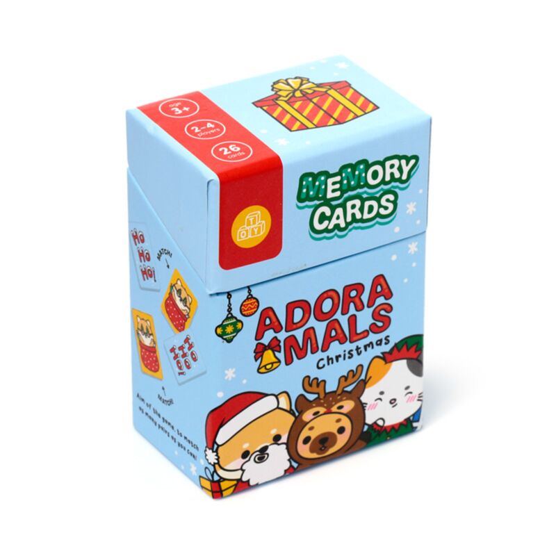 Weihnachts-Adoramals-Speicherkartenset für Kinder