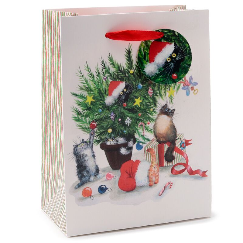 Kim Haskins Weihnachtskatzen – Geschenktüte mittelgroß