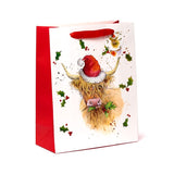 Jan Pashley Christmas Highland Coo Geschenktüte l
