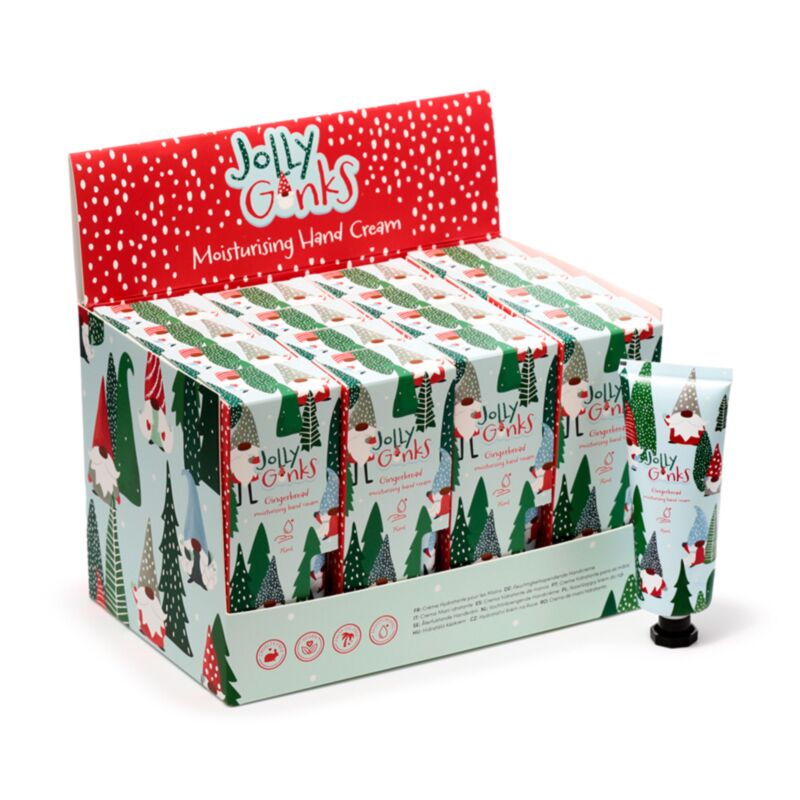 Feuchtigkeitsspendende Handcreme mit Weihnachtszwerg-Motiv, 75 ml