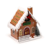 Lebkuchenbäcker-Weihnachtshaus-LED-Dekoration