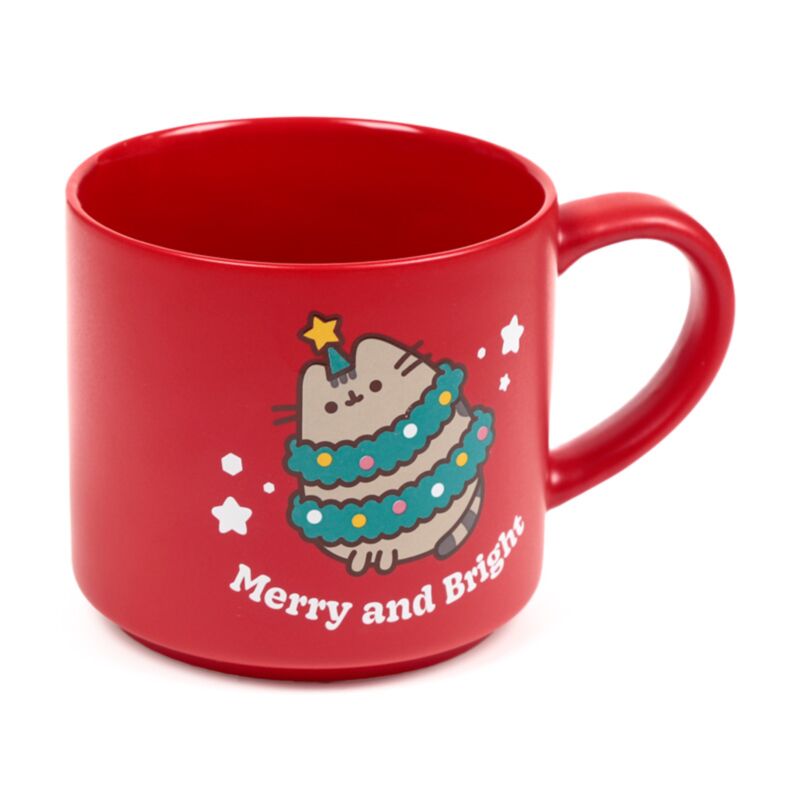Weihnachten Pusheen die Katze große Porzellantasse