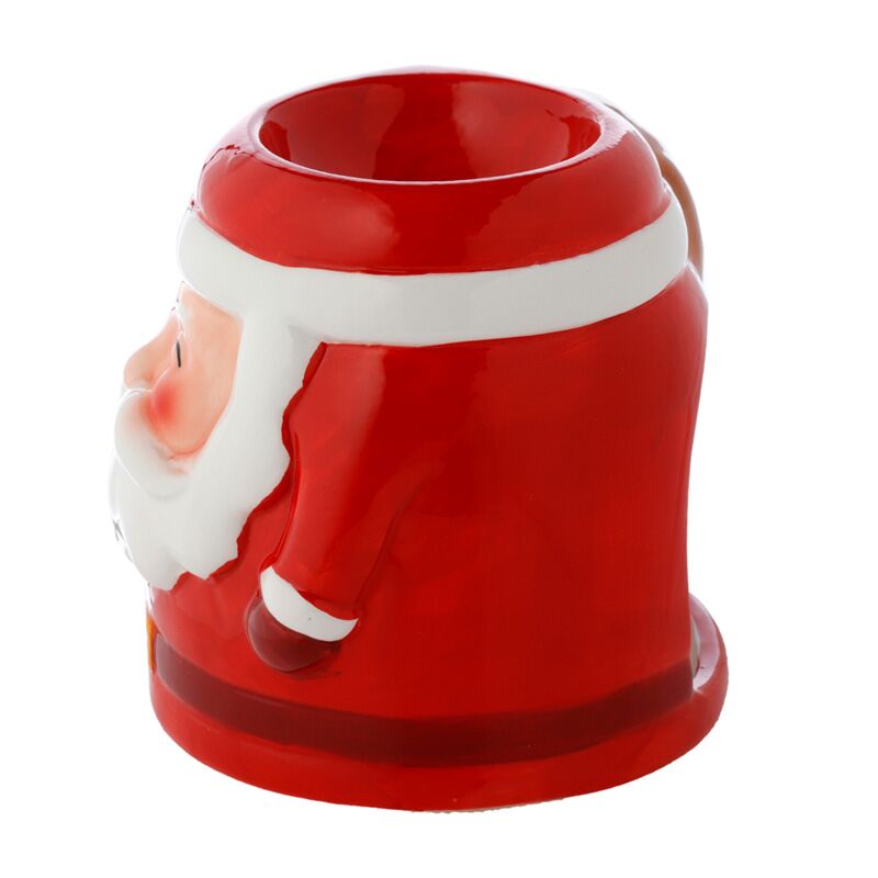Weihnachts-Duftbrenner aus Keramik in Form eines Weihnachtsmanns