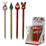Festliche Freunde Weihnachts-Fineliner-Stift – Schwarz