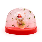 Weihnachten Jan Pashley Highland Cow große glitzernde Schneekugel