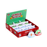 Jingle Christmas mittelgroße glitzernde Schneekugel