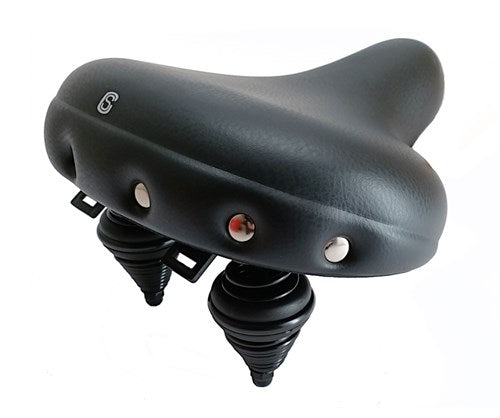 Selle Komfort Sattel schwarz (Nachahmungsdrifter -Sattel) ohne Schlinge