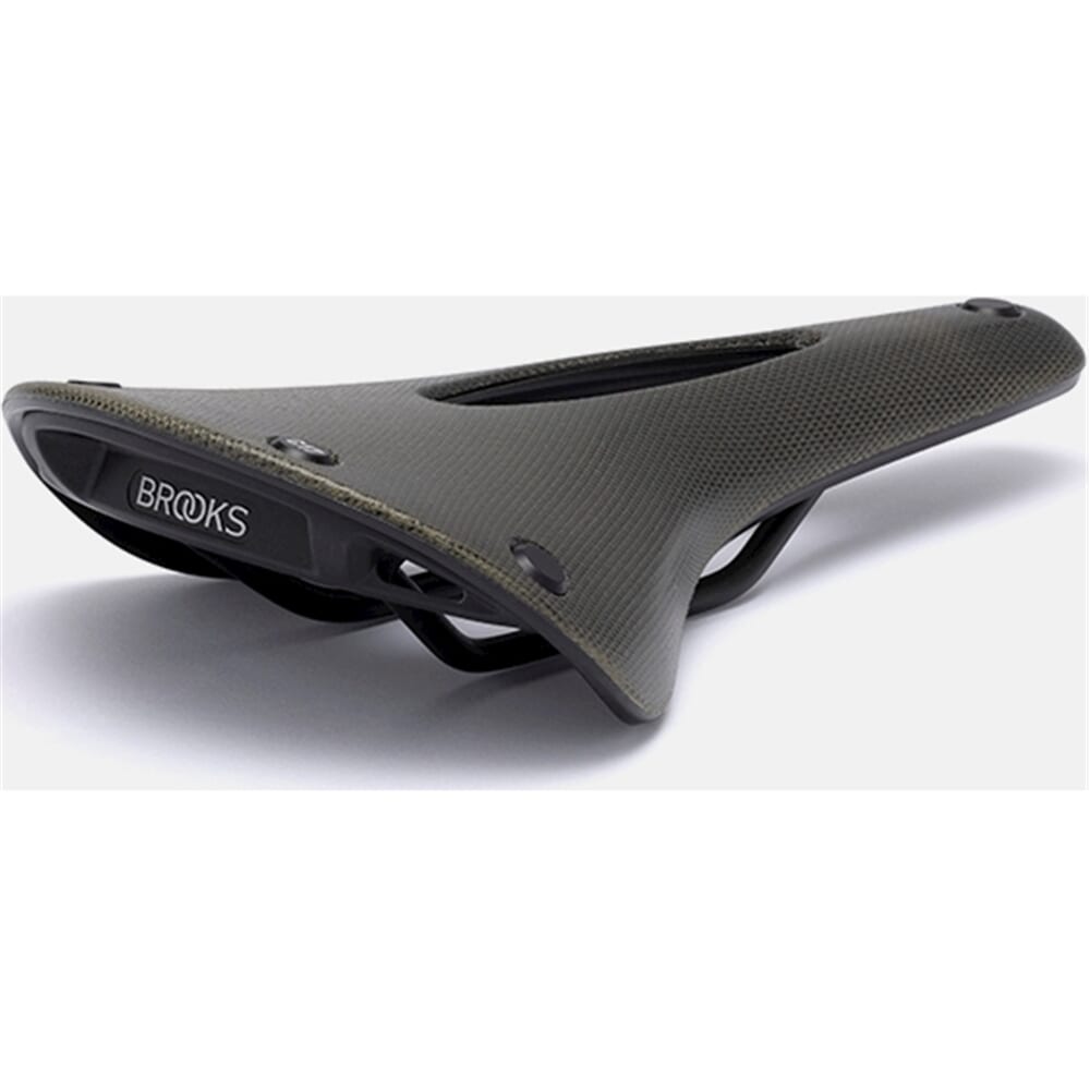 Brooks Saddle C17 Carved Mud Green