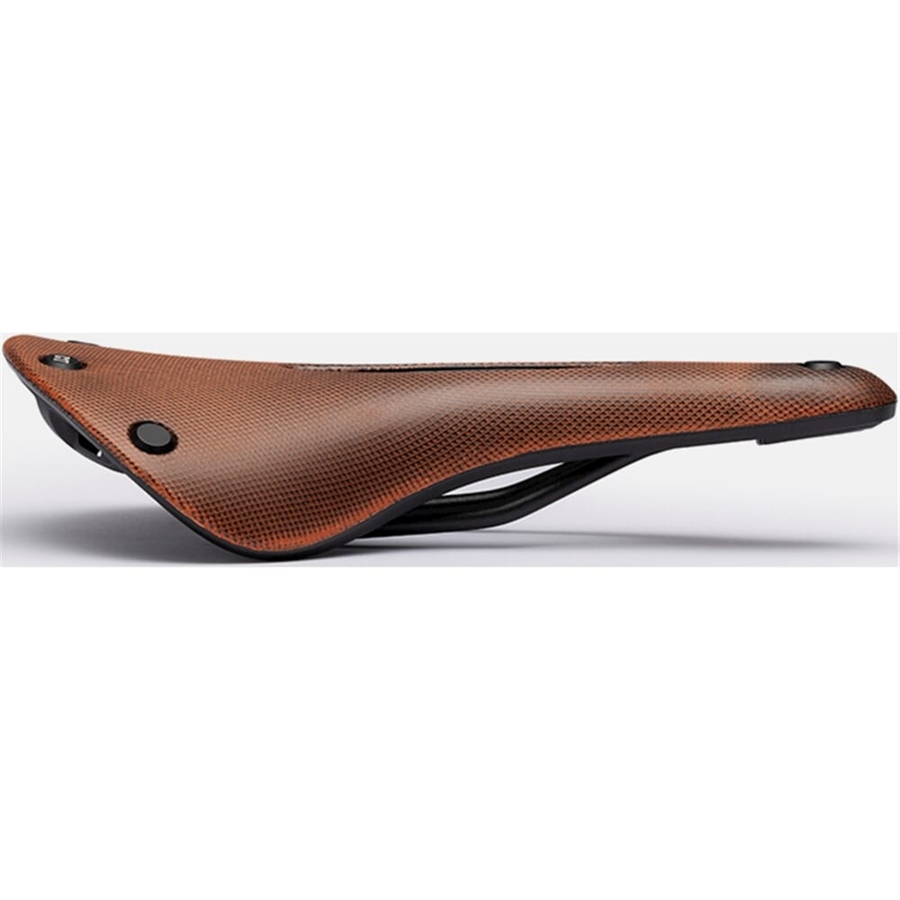 Brooks Saddle C17 Carved Orange