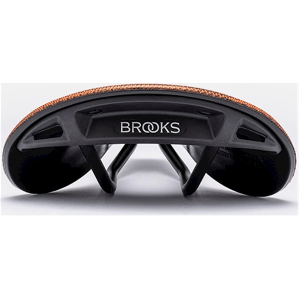 Brooks Saddle C17 Carved Orange