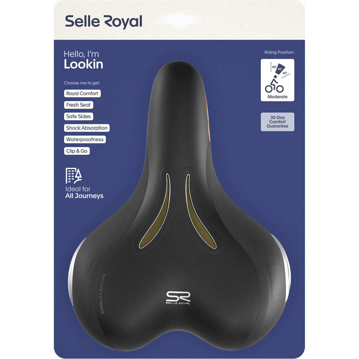 Selle Royal Saddle Lookin Mírný černé