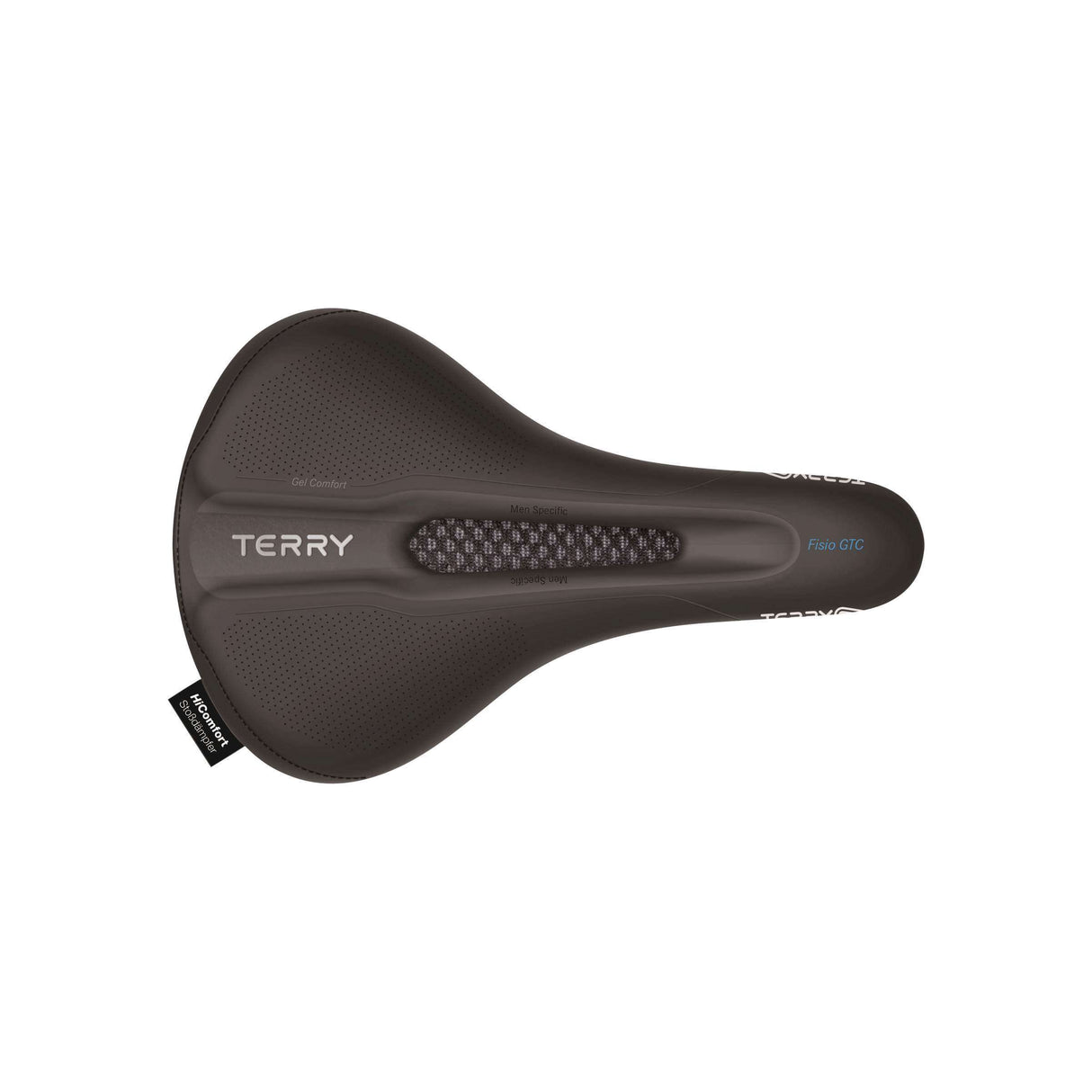 Terry Sattel Fisio GTC Gel Heren Schwarz