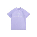 Reine Töne | Lila UV-Badeshirt mit kurzen Ärmeln