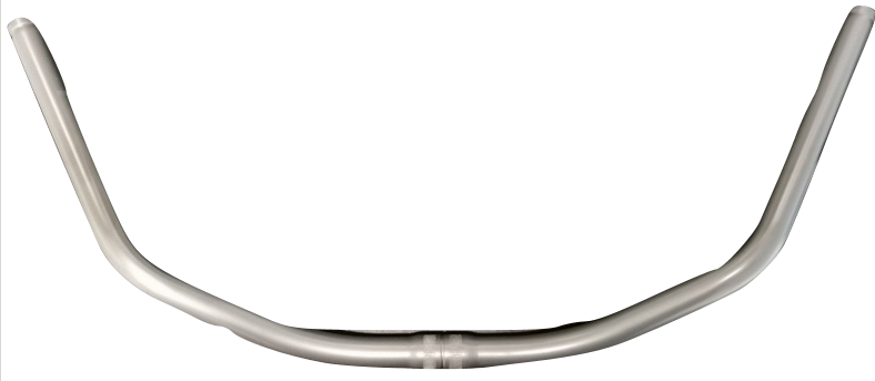 Gazelle Ergotec Lenkerbogen Stahl Aluminium Look 60 cm 600 25,4ø mit Rillen