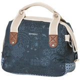 Basil Bohème City Bag-Blau, elegante Hand-, Schulter- und Lenkerbeutel, Wasserabnahme, 8 Liter Inhalt