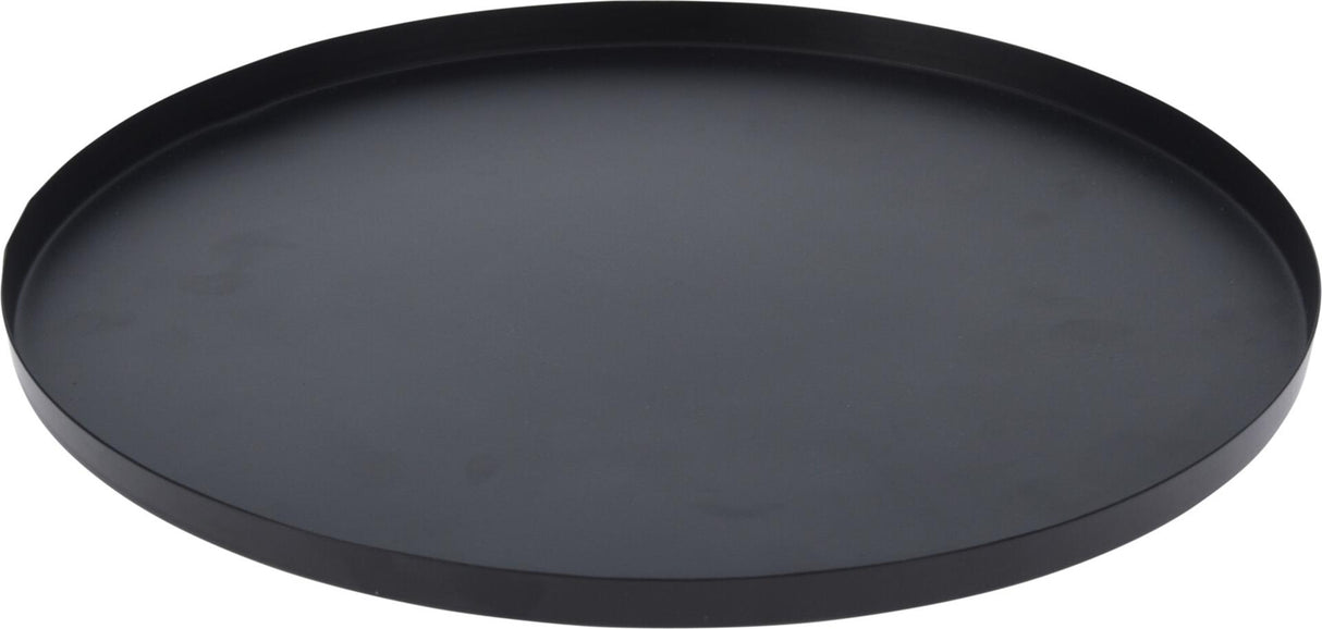 Home-Styling-Metallgrundplatte, Durchmesser 30 cm, schwarz